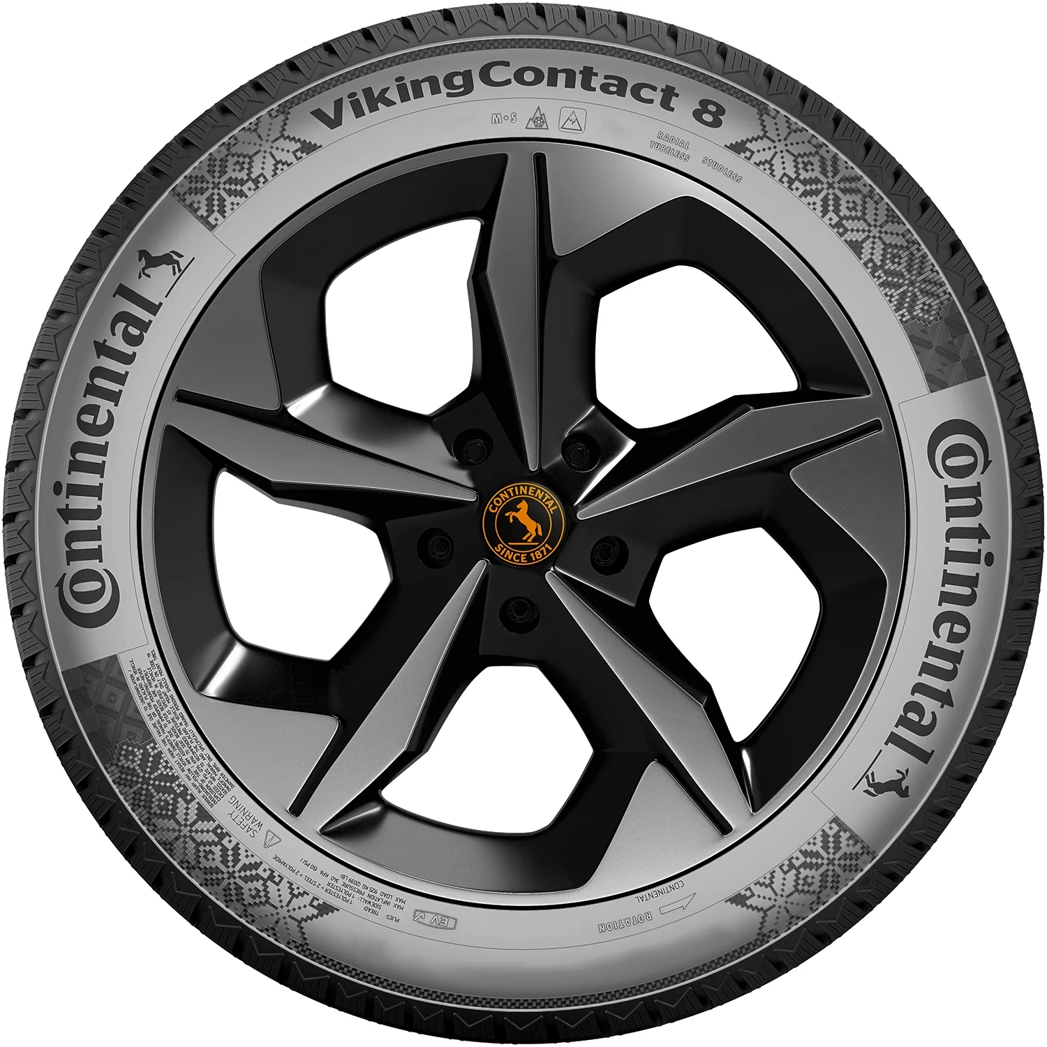 Continental VikingContact 8 225/50R17 98H XL Winter Tire - Image 3