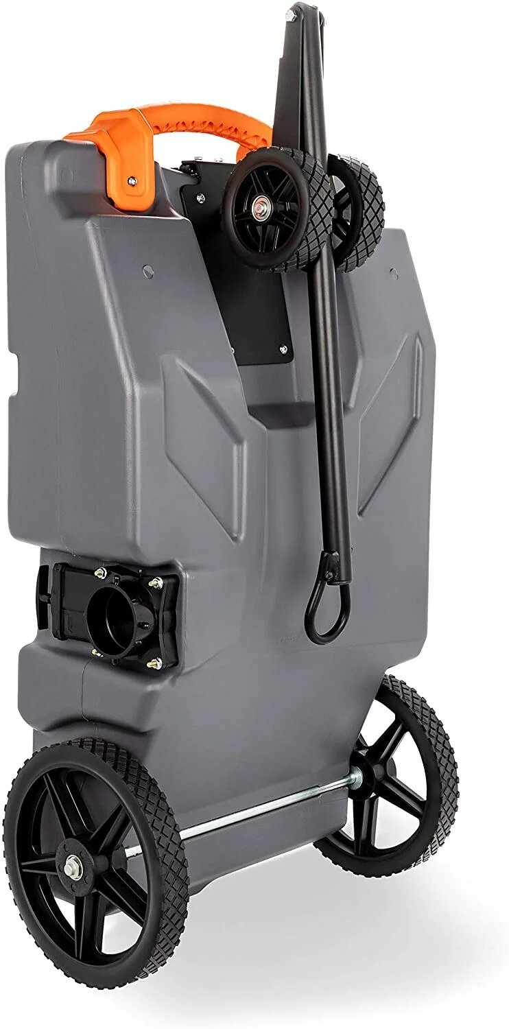 Camco 39005 Rhino Portable 28 Gallon RV Waste Holding Tank w/ Hose & Accessories - Image 2