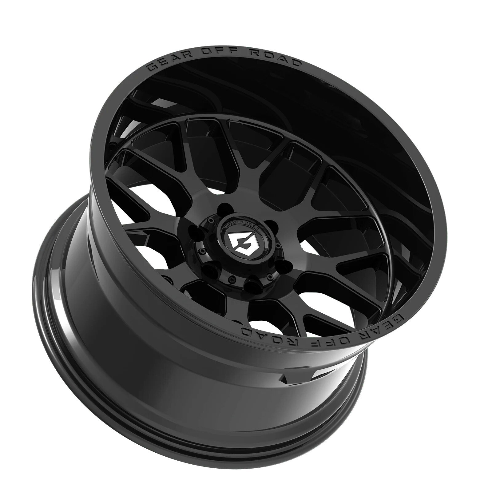 Gear Off Road 763B-2108312 20X10 6X5.50 (-12) G/A 763B Raid (HB 106.2) - Image 3